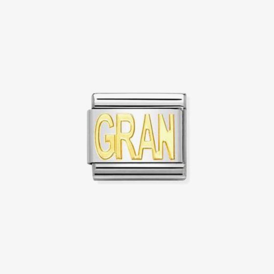Nomination CLASSIC Gold Writings Gran Charm 030107/18