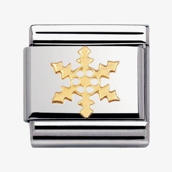 Nomination CLASSIC Gold Daily Life Snowflake Charm 030109/14
