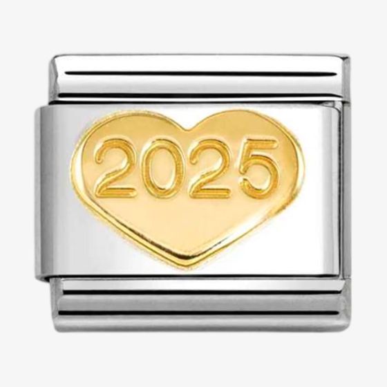 Nomination CLASSIC 2025 Gold Heart Charm 030149/58