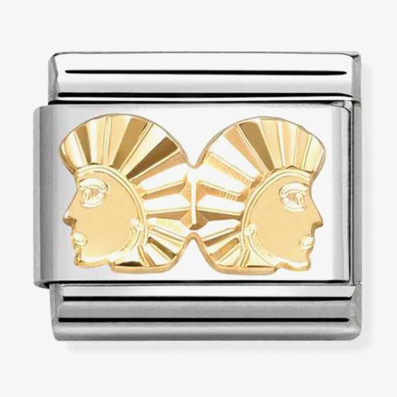 Nomination Composable Classic Etched Starsign Gemini Charm 030167/03