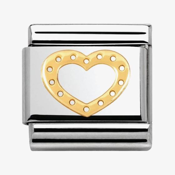 Nomination CLASSIC Gold Love Heart Charm 030116/19