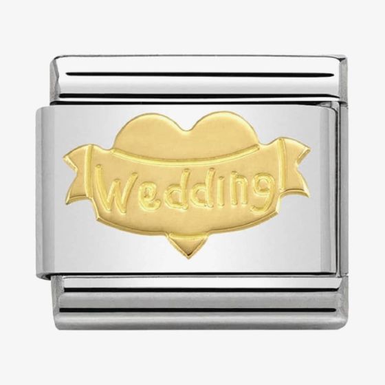 Nomination CLASSIC Gold Symbols Wedding Heart Charm 030162/32