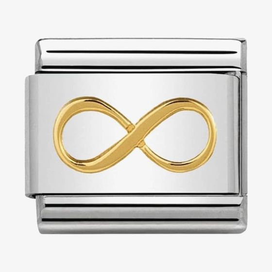 Nomination CLASSIC Gold Symbols Infinity Charm 030162/41