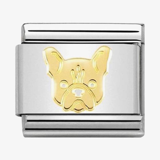 Nomination CLASSIC Gold French Bulldog Charm 030162/54