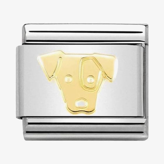 Nomination CLASSIC Gold Jack Russell Charm 030162/58