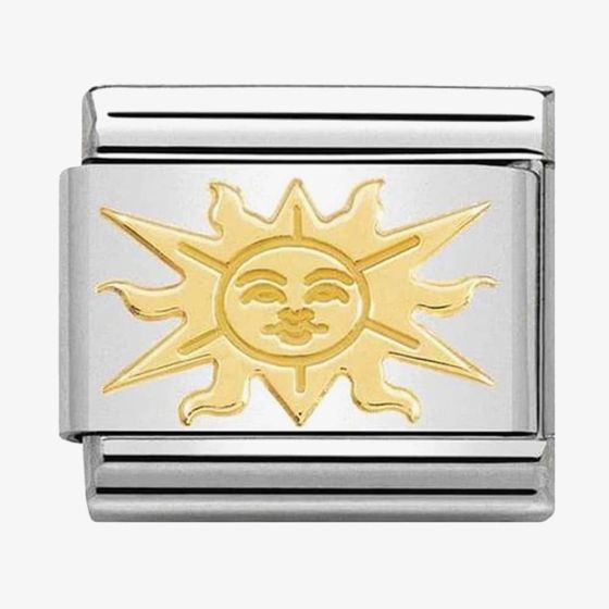 Nomination CLASSIC Gold Cosmo Relief Sun Charm 030161/09