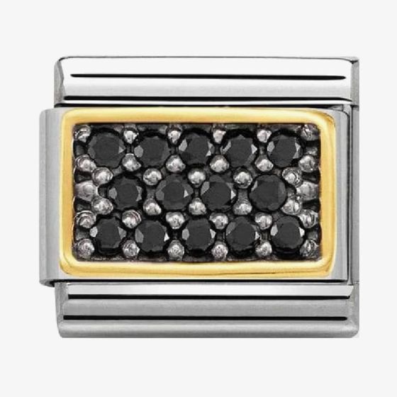 Nomination Classic Gold and Black 'Gemstones' Charm 030323/10