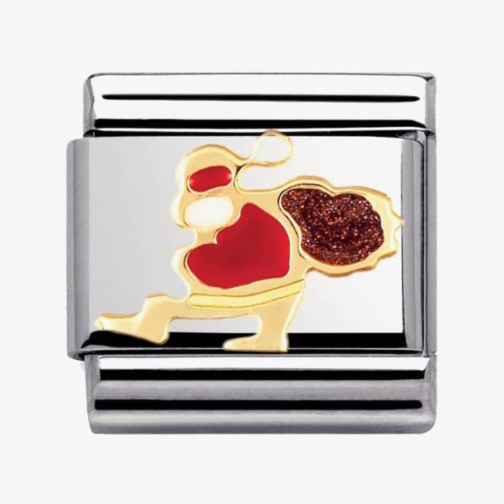 Nomination CLASSIC Gold Christmas Santa Claus Charm 030225/10