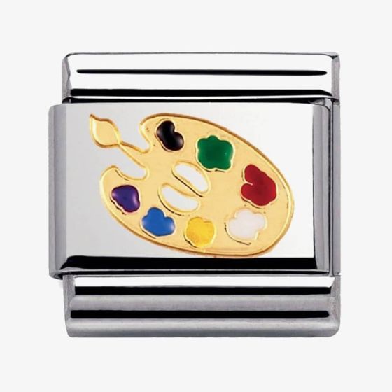 Nomination CLASSIC Gold Daily Life Artist Palette Charm 030208/04