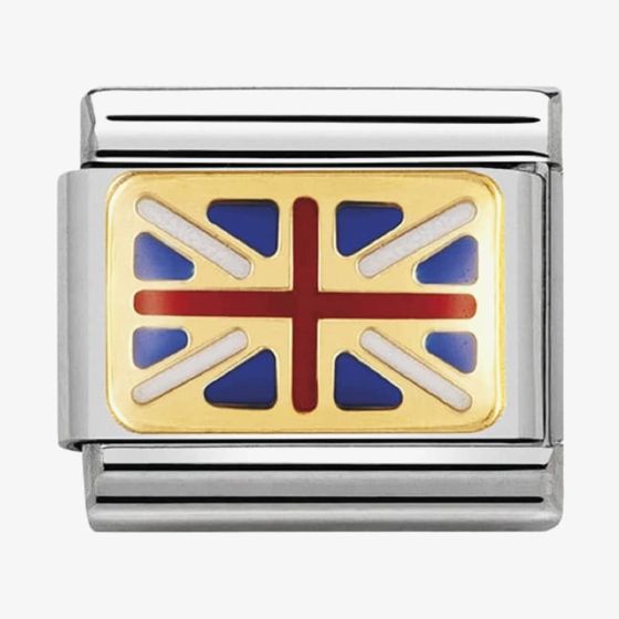 Nomination CLASSIC Gold Flags Great Britain Flag Charm 030234/06