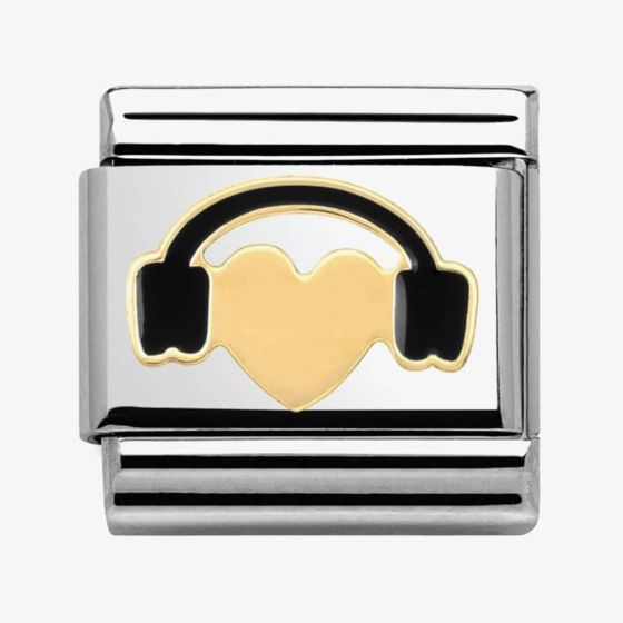 Nomination CLASSIC Gold Valentine Heart Headphones 030283/01