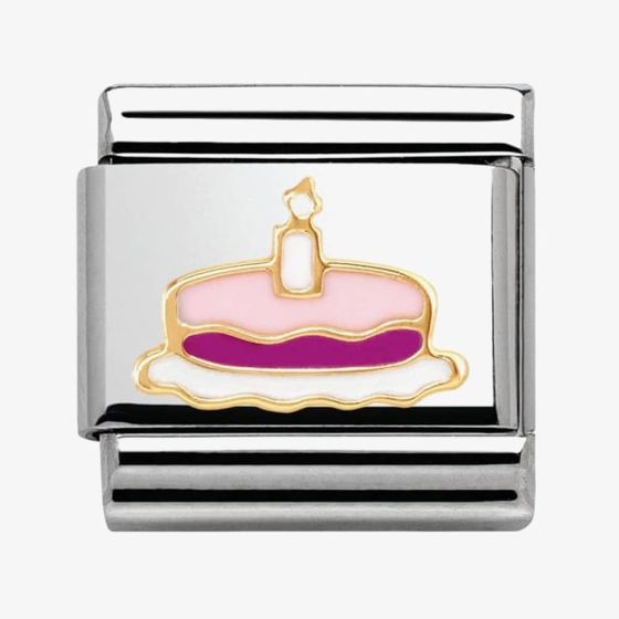 Nomination CLASSIC Gold Madame Monsieur Birthday Cake 030285/05