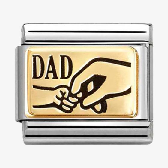 Nomination CLASSIC Gold Dad Holding Hands Charm 030166/37