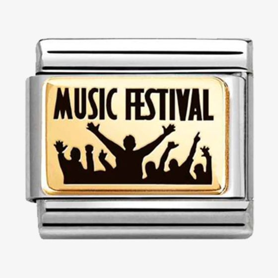 Nomination CLASSIC Gold Music Festival Charm 030166/40