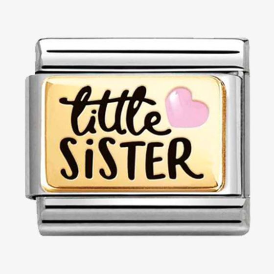 Nomination CLASSIC Gold Little Sister Charm 030289/06
