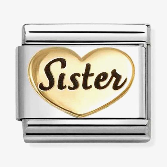 Nomination Classic Symbols Sister Heart Charm 030285/78