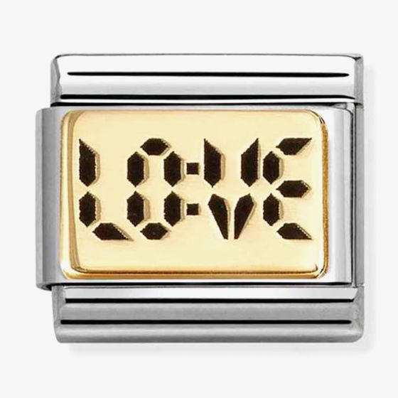 Nomination Classic Plates Digital Love Charm 030166/70