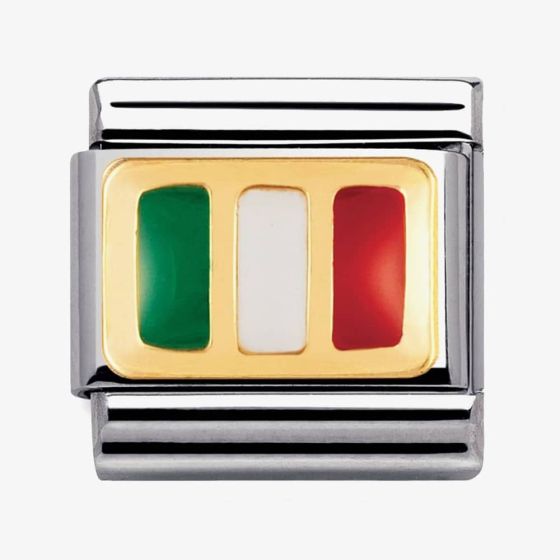 Nomination CLASSIC Gold Italy Flag Charm 030234/21