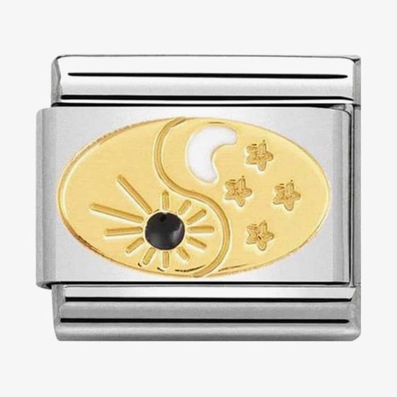 Nomination CLASSIC Gold Cosmo Tao Sun & Moon Charm 030272/51