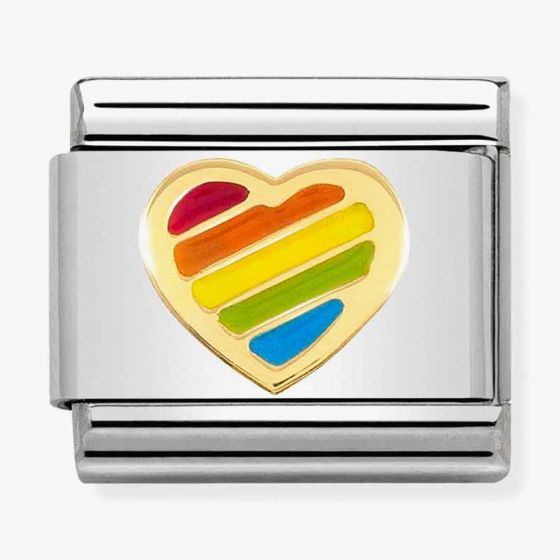 Nomination CLASSIC Rainbow Heart Charm 030272/54