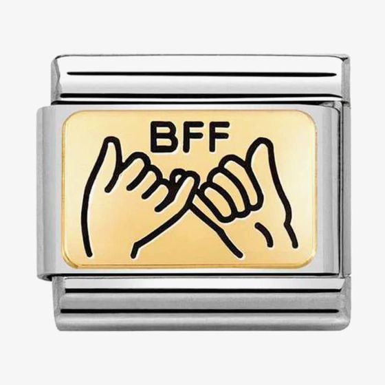 Nomination CLASSIC Composable Plates BFF Hands Charm 030166/04