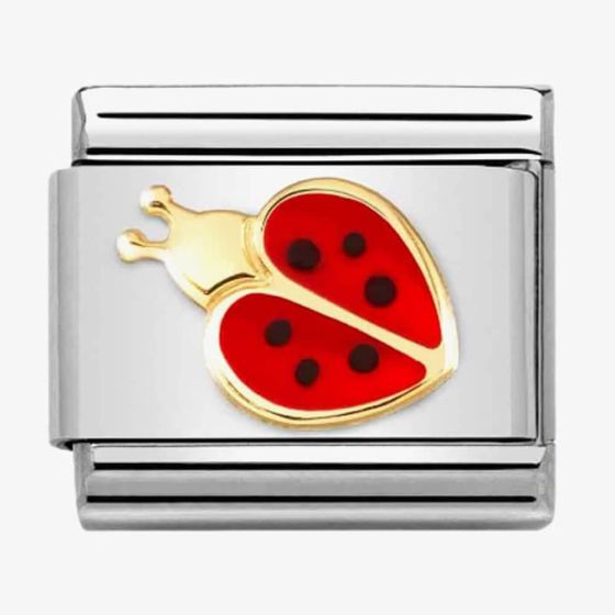 Nomination CLASSIC Composable Red & Black Enamel Ladybug Charm 030272/69