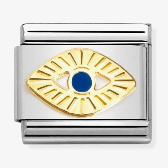 Nomination CLASSIC Composable Gold Coated Blue Enamel Eye Charm 030285/65
