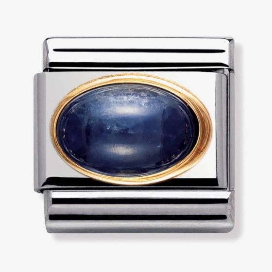 Nomination CLASSIC Gold Oval Sapphire Charm 030504/08