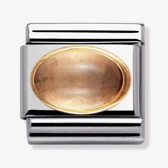 Nomination CLASSIC Gold Oval Citrine Charm 030504/07