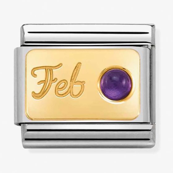 Nomination CLASSIC Composable February Amethyst Charm 030519/02