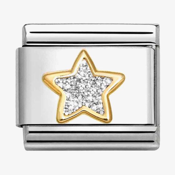 Nomination CLASSIC Silver Glitter Star Charm 030220/19