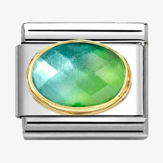 Nomination CLASSIC Blue & Green Gradient Faceted Stone Charm 030612/037