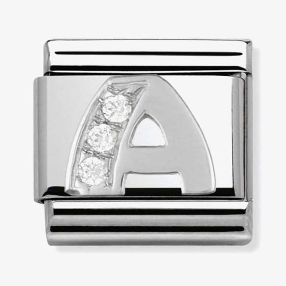 Nomination CLASSIC Silvershine Letter A Charm 330301/01
