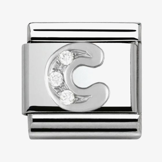 Nomination CLASSIC Silvershine Letter C Charm 330301/03
