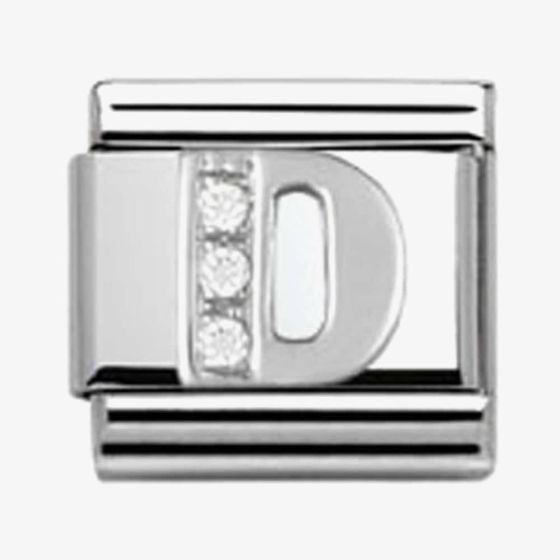 Nomination CLASSIC Silvershine Letter D Charm 330301/04