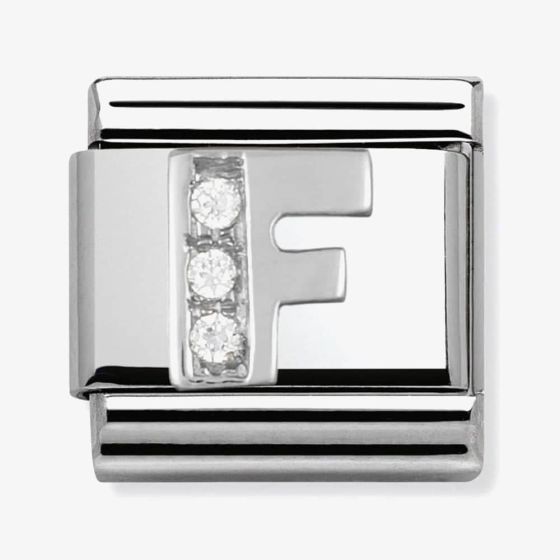 Nomination CLASSIC Silvershine Letter F Charm 330301/06