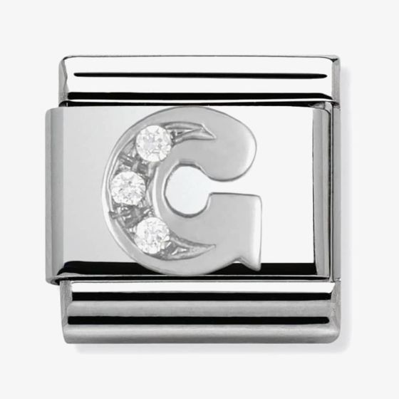 Nomination CLASSIC Silvershine Letter G Charm 330301/07