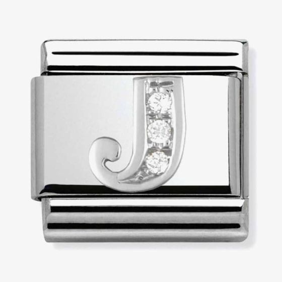 Nomination CLASSIC Silvershine  Letter J Charm 330301/10