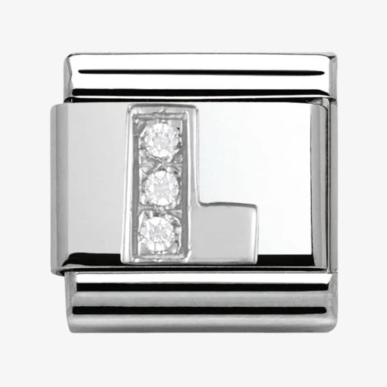Nomination CLASSIC Silvershine Letter L Charm 330301/12