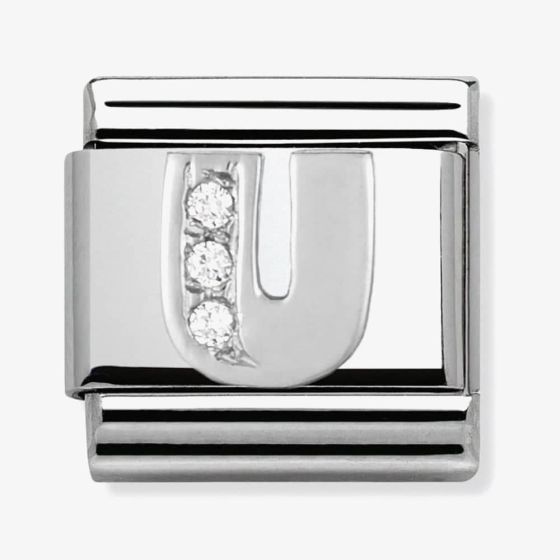 Nomination CLASSIC Silvershine Letter U Charm 330301/21