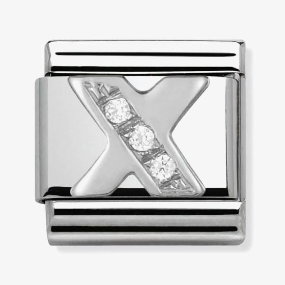 Nomination CLASSIC Silvershine Letter X Charm 330301/24
