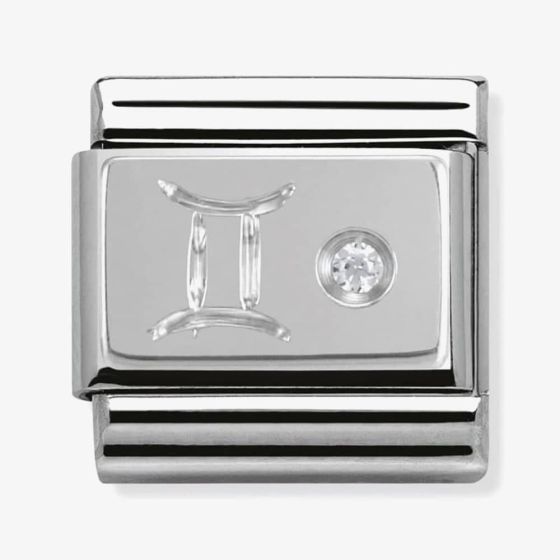 Nomination CLASSIC Silvershine Zodiac Gemini Charm 330302/03