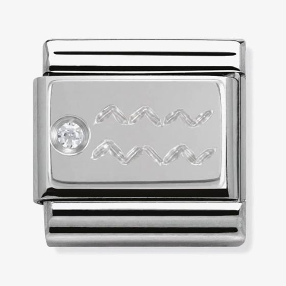 Nomination CLASSIC Silvershine Zodiac Aquarius Charm 330302/11
