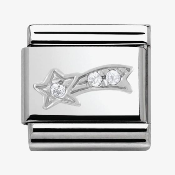 Nomination CLASSIC Silvershine Christmas Shooting Star Charm 330313/01