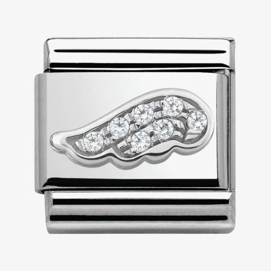 Nomination CLASSIC Silvershine Oxidised White Wing Charm 330304/16