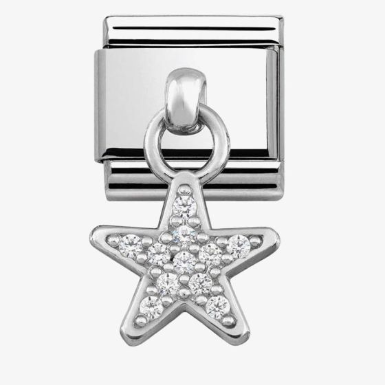 Nomination CLASSIC Silvershine Cubic Zirconia Star Charm 331800/05