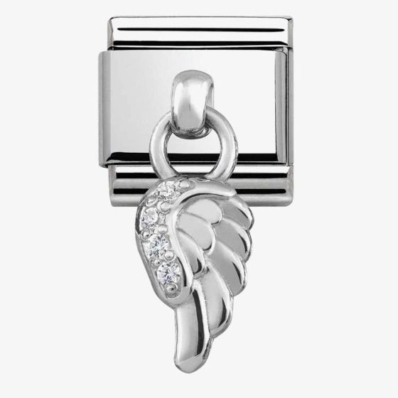 Nomination CLASSIC Silvershine Cubic Zirconia Wing Charm 331800/06