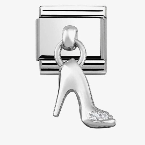 Nomination CLASSIC Silvershine Cubic Zirconia Stiletto Shoe Charm 331800/07
