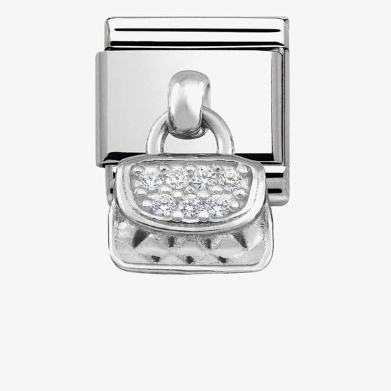 Nomination CLASSIC Silvershine Cubic Zirconia Bag Charm 331800/08