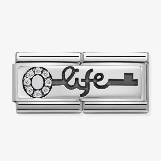 Nomination CLASSIC Silvershine Double Link Key of Life Charm 330731/04